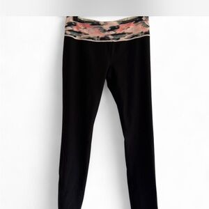 Lululemon Athletica Black Leggings reversible size 10
